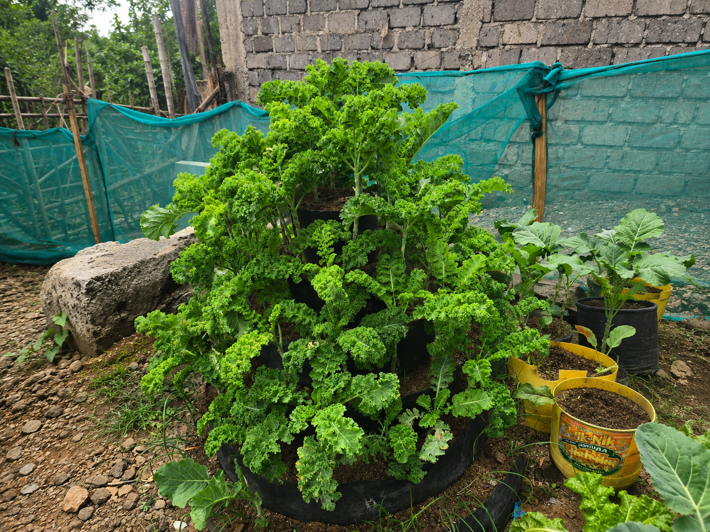 Multistorey garden installation